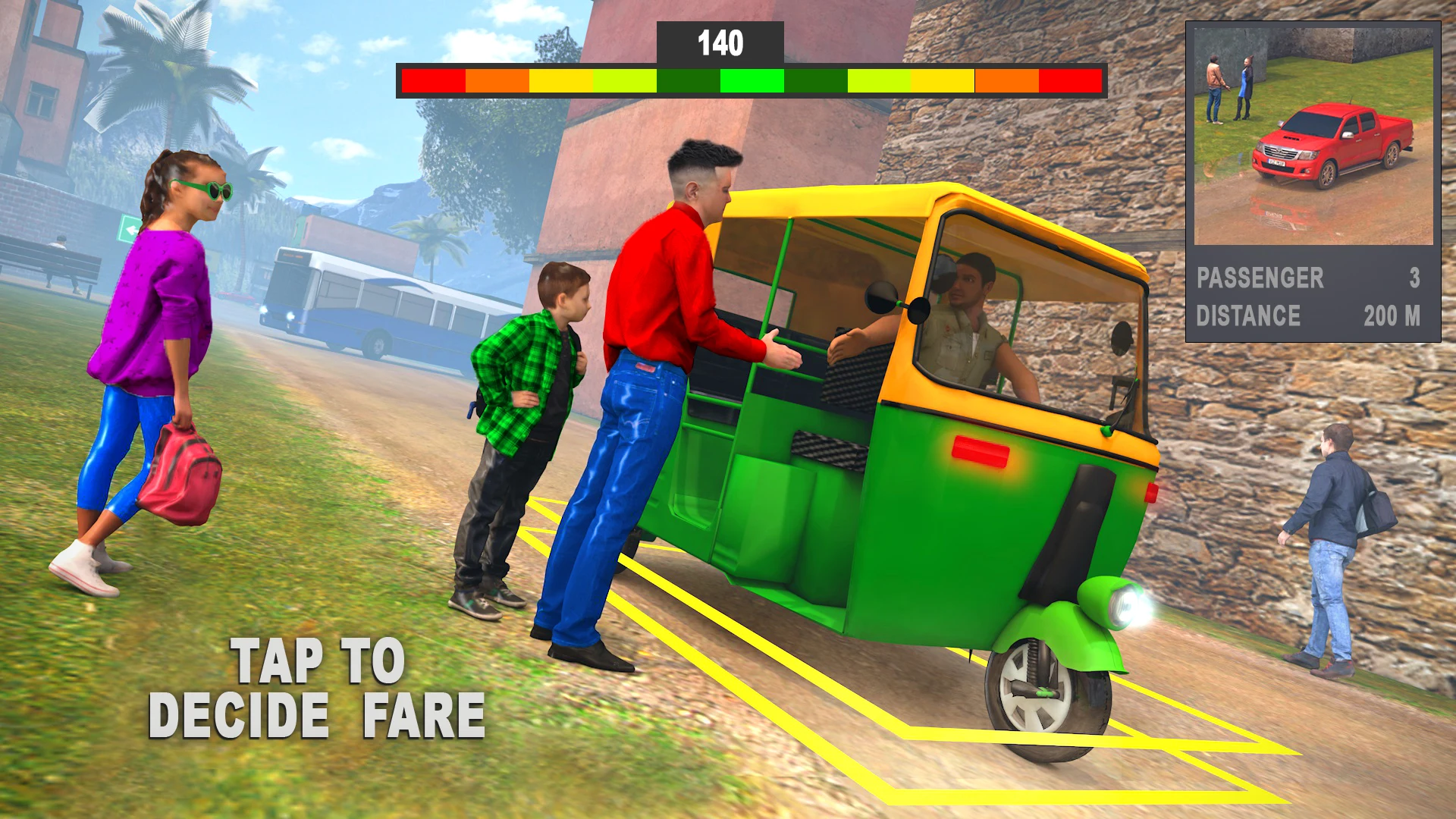 Rickshaw Driver Game - Tuk Tuk screenshot